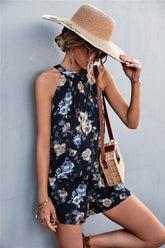 Neckholder Vintage Blumen Koordinaten